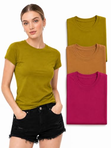 Image of London Hills tops for woman | tshirt for woman | t shirt for womans| tops for women western | western tops for woman's | women t shirt | women tees | gym tshirt for women workout | t shirts Round Neck