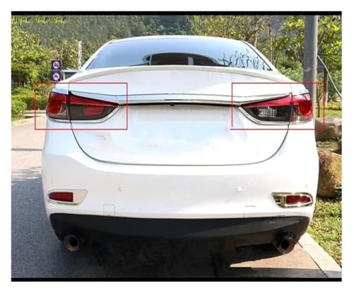 Protector cromado de faros traseros Mazda 6 Atenza antiarañazos 4