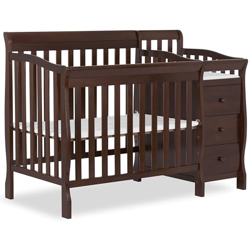 Dream On Me Jayden 4-in-1 Mini Convertible Crib And Changer
