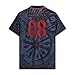 Amplified - Black Ice Jersey for Men/Women Unisex, Black/Red/Dark Blue, XXL