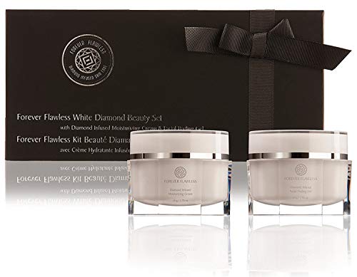 Forever Flawless Facial Peeling Gel and Moisturizing Cream. Two-Step Face Treatment. SPA Exfoliation at Home and Optimal Hydration for a Flawless Look