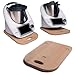 Produktbild Thermomix Gleitbrett TM5 TM6 aus Holz, Holzbrett mit Griff, Gleitbrett, Slider-Brett mit rutschfesten Füßen, schützt die Waage und verträgt Vibrationen