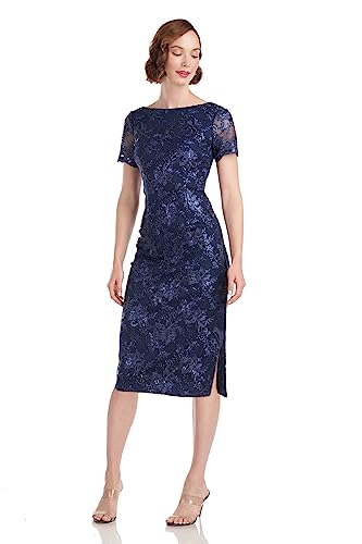 JS Collections Women's Leena Bateau Midi Dress3