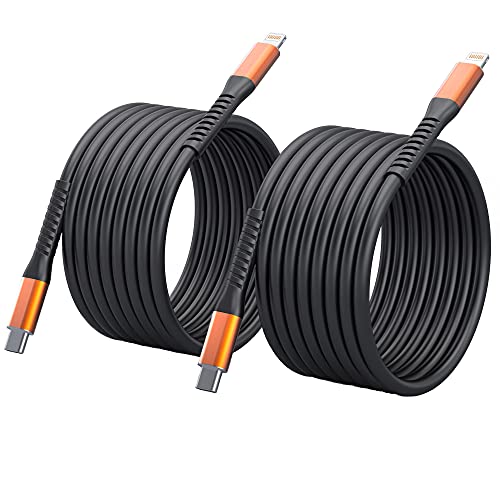Image of Durcord USB C to USB C Cable, 2Pack 100W 6ft USB C Charger Cable Fast Charging for Android /Phone /Pad, Type C to Type C Charger Braided USB Cable Compatible withi Phone 15 Pro Plus Max Silver