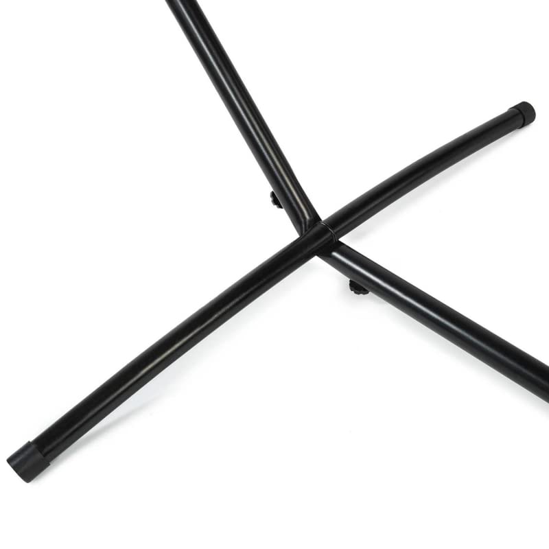 IDMarket - Hangmat met metalen standaard en zeildoek in watergroen - Afbeelding 5