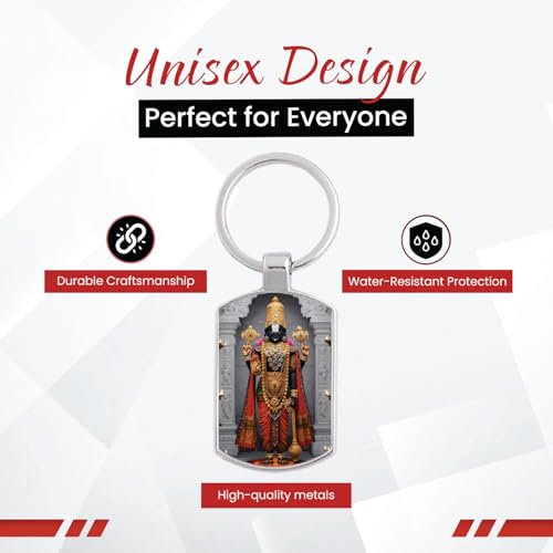 Image of Stylish Metal Keychains with Permanent Glossy Print - Inspirational Quotes & Spiritual Designs - Perfect Key chains for loved ones, Personal Use, Gifts & Return Gifts