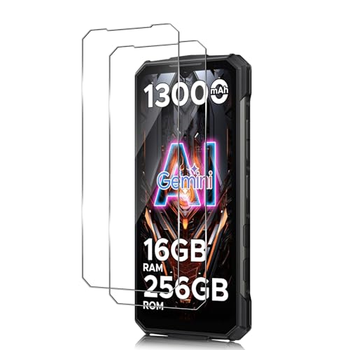 Xunzii Schutzfolie für DOOGEE Fire 7 Pro/OUKITEL WP62 für Panzerglas, 9H Festigkeit Bildschirmschutzfolie [2 Stück], 0.33mm Ultra-Klar Folie, Anti-Kratzen Schutzglas, Anti-Bläschen Screen Protector