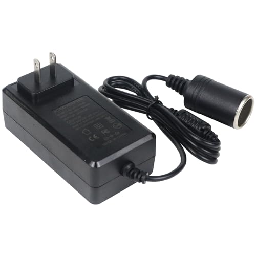12 Volt Coleman Power Supply Adaptor for Thermoelectric Hot/Cold Cooler, Power Adaptor Plugs into Outlets, Ideal for Camping Home Office Dorm or Vehicle Use