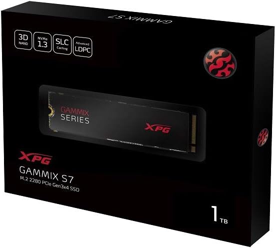 XPG S7 Series: 1TB PCIe Gen3x4 M.2 2280 Solid 3500/3000MB/s State Drive