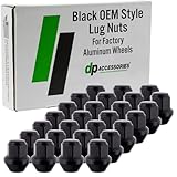 DPAccessories Lug Nuts Compatible with 2021-2025 Ford Bronco | Black OEM Style | Factory Aluminum Wheels Only | Set of 27 Wheel Nuts | DFOBRO06F-BK/1