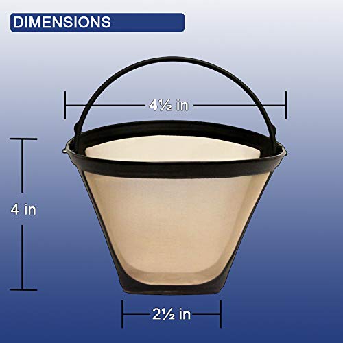 image for GoldTone Brand 8-12 Cup Coffee Filter & Set of 12 Charcoal Water Filte