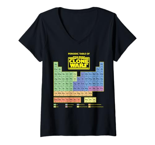 T-shirt Star Wars femme clone wars col V : l'idée cadeau parfaite pour les fans