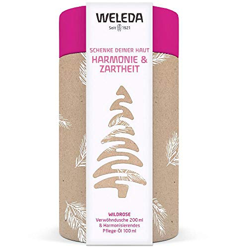 Preisvergleich Produktbild Weleda Wildrose - Geschenkset Dusche + Pflegeöl