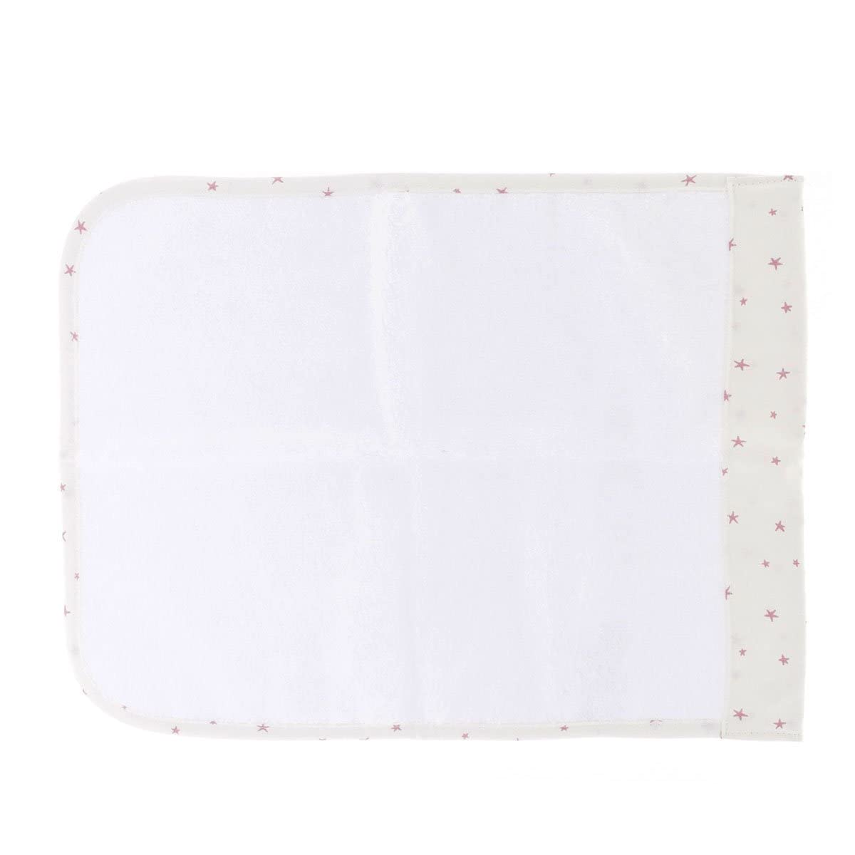 Cambrass-Set de 2 toallas rizo para bebé super absorvente con fibra de tencel-Magia Rosa 25x35x1 cm