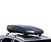 Black Horse Rooftop Cargo Carrier ABS + PMMA Hard Shell, 14 Cubic Feet Waterproof Car Roof Cargo Carrier Box w/Dual Side Opening, Security Key,165lbs Capacity,for 30