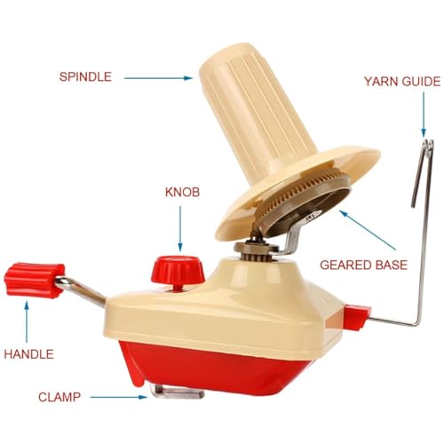 Máquina de enrolar | Enrolador de fios de lã portátil para uso doméstico, essenciais de tricô domést