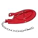 LASCO 04-1545 Kohler Cimarron Series Replacement Toilet Flapper with Chain, 3 1/4-Inch, Red