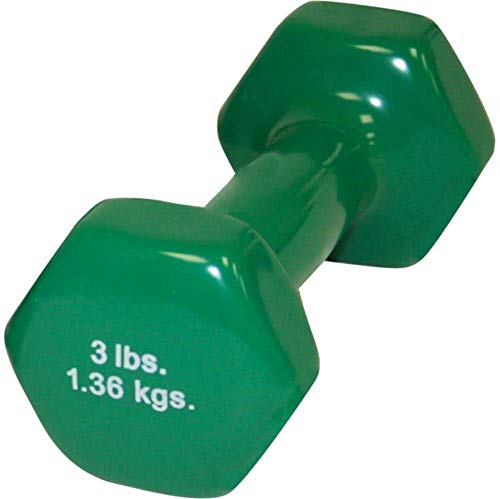 Haltères en fonte 1,4 kg CanDo vinyle pour pilates et gym douce au salon