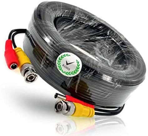 BW 5M / 16.4 Füße BNC Video-Stromkabel für CCTV-Kamera DVR Sicherheitssystem - Kabeltyp: 0.2mm², Kabel OD: 4.0mm