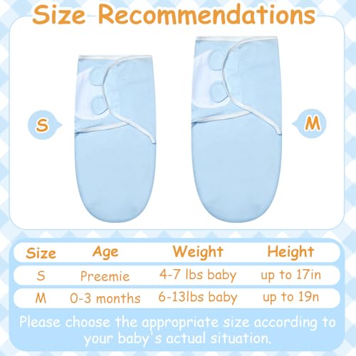 Image of Ramede 6-Pack Preemie Baby Swaddle Blankets with Hats, Breathable 100% Cotton Baby Swaddles, Suitable for Preemie Babies and Newborns, Soft Cotton, Adjustable(Planet,Blue)