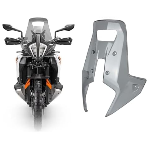 for 790 890 Adventure R 2023-2024 Motorcycle Windshield Heightening Off-Road Windscreen Visor (Light Grey) Cover