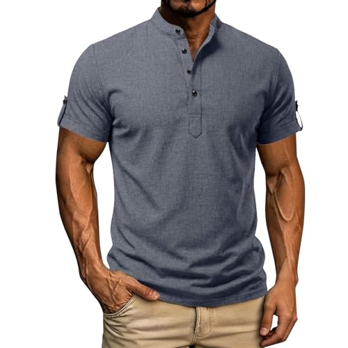 T-shirt de travail et polo de golf décontracté homme Palmshadow noir