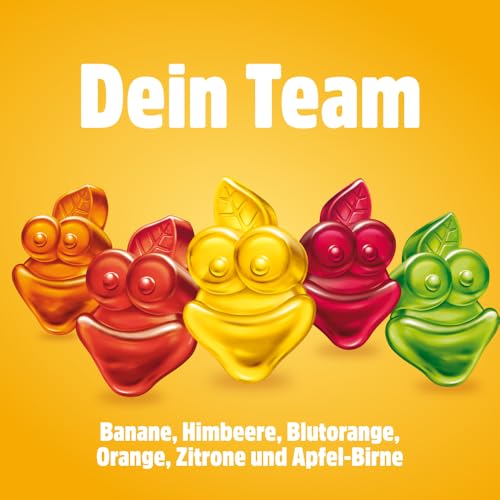 nimm2 Lachgummi Happies – 2 x 325 g – Fruchtgummis mit Fruchtsaft und Vitaminen – Süßigkeit in sechs Geschmacksrichtungen – Ansicht 5