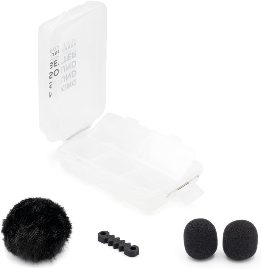 Bubblebee Outdoor Mic Kit for ME 2 Mic – Wind Noise Reduction Dead Cat Lavalier Microphone Wind Muff - Content Creators, Videographers, Audio Engineers & Filmmakers image 4