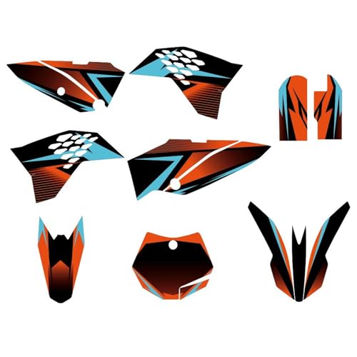 Autocollants en vinyle imperméables pour SX 65 kit complet 2009-2012