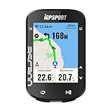 iGPSPORT BSC300 GPS Bicicleta, Navegación Offline con Mapa, Advertencia de Desviación de Ruta, 8GB, Bluetooth Ant+ Ciclocomputador Bicicleta GPS, Impermeable IPX7, Negra