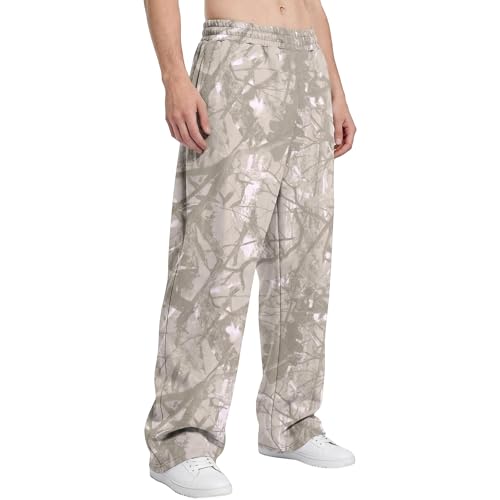 DIOTSR Mens Baggy Sweatpants Athletic Graphic Print...