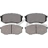 AD0589 ADVICS Ultra-Premium Ceramic Disc Brake Pad Set - Compatible with Select Mazda 929; Toyota Cressida, Pickup, Tacoma; FRONT