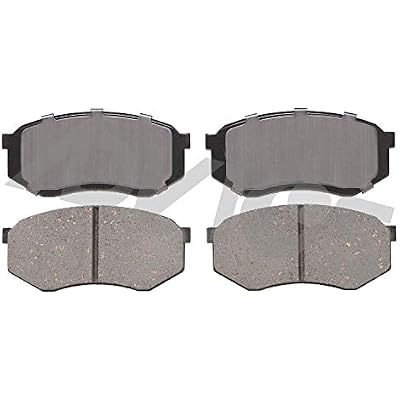 AD0589 ADVICS Ultra-Premium Ceramic Disc Brake Pad Set - Compatible with Select Mazda 929; Toyota Cressida, Pickup, Tacoma; FRONT