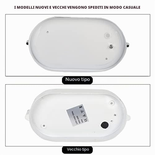 Tbest Luci per Sauna Protezione Paralume Ovale Ad Alta Temperatura a Prova di Esplosione per Sauna a Prova di Vapore (Ovale)