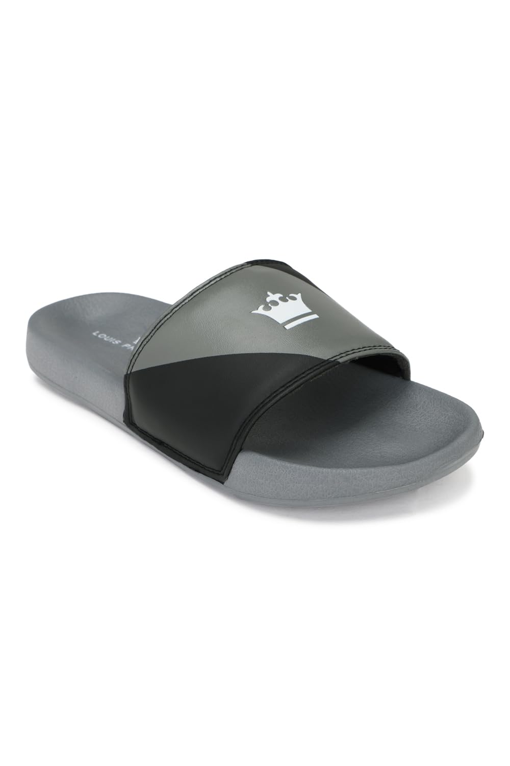 Louis Philippe Men Grey Print Flip Flops (B0D5DCWLX2) Amazon Price History, Amazon Price Tracker