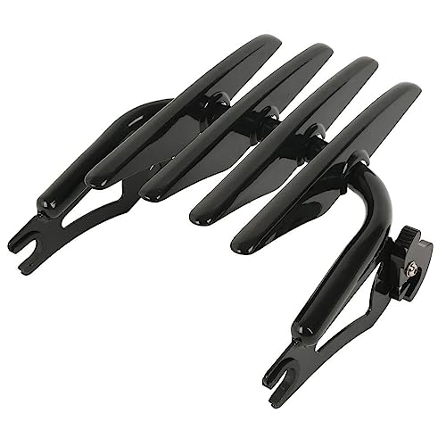 GMLFO Black Detachable Luggage Rack Steel Rear Approx.2.8KG-Weight Grid test method to test adhesion-Processing Technology 3 BDSLRFHTRKG0 for Harley Davidson LZY0248