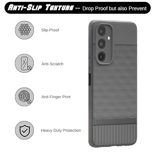 Image of Shockproof Case for Samsung Galaxy A14 4G / A14 5G | Full Camera Protection | TPU Flexible Back Cover for Samsung Galaxy A14 4G / A14 5G (Graphite Grey)