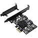 Produktbild BEYIMEI PCI-E zu SATA 3.0-Erweiterungskarte, Marvell 88SE9215 4-Port PCI-Express 2.0 x 1 Controller Karte 6G mit Kühlkörper unterstützt PCI Express x1 x2 x4 x8 x16 Motherboard für HDD SSD.