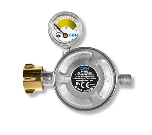 CFH Gasdruckregler 50 mbar mit Manometer DRF 404 - Druckminderer...