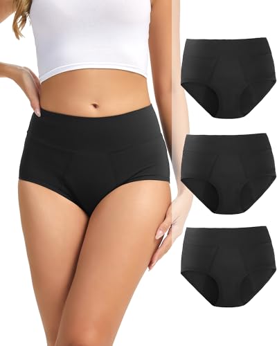 Dtuomo Incontinence Underwear for Women, Absorbency LeakProof Postpartum Underwear Period Panties Women Menstrual Briefs