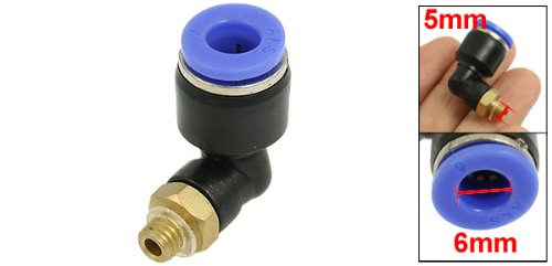 Sourcing Map Paquete De 5 Conectores De Latón De 6 Mm De