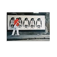 【絵画】【美品】【値下げ交渉可】【Banksy】 BANKSY GIRL WITH PEARL EARRING GRAFFITI ART GICLEE PRINT