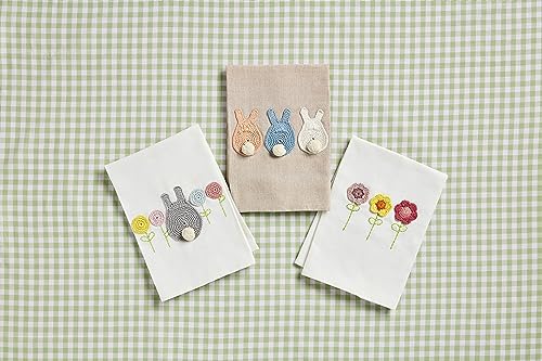 Mud Pie 42170053T Easter Crochet Towel thumb #2