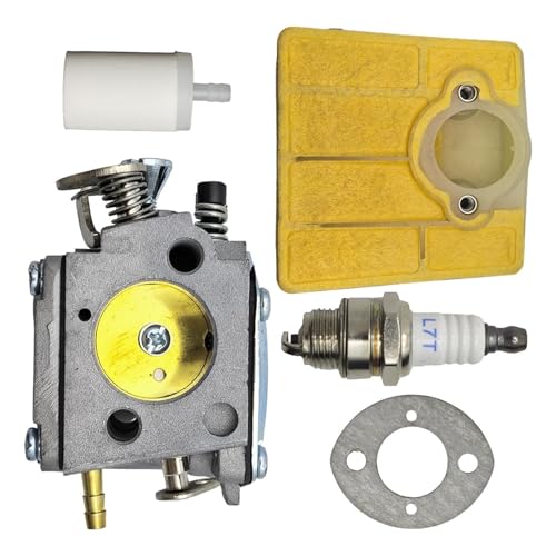 Kit carburateur et bougie d'allumage pour tronçonneuse Husqvarna 61 66 266 281 288