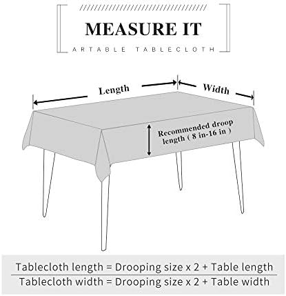 ARTABEL Cut Work Table Cloths with Lace Laser Die-Cut Exquisite Vintage Shabby Chic for Holiday Wedding Long Dinner Tables (Stone, 52 x 70 Inch)