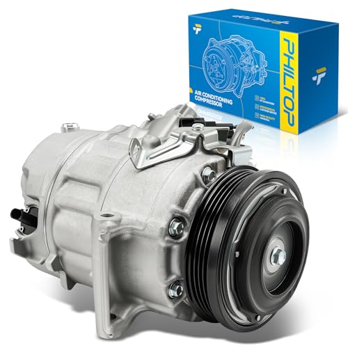 Image of PHILTOP 168386 NEW AC Compressor w /Clutch for Ford Expedition 2018-2021 | for Ford F-150 2017-2020 3.5L, Lincoln Navigator 2018-2022, Replaces# YCC614 141593FD CO11441Z CG4472500862 HL3H19D629VB DC28