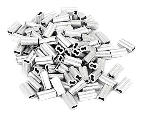 Aluminum Cable Crimps Sleeves for 3/64