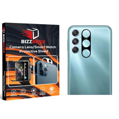Image of Premium 3D Camera Lens Protector Compatible With Samsung Galaxy M34 5G | Camera Tempered Glass | With Easy Installation Kit (Pack of 1)