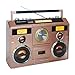 Studebaker Sound Station Portable Stereo Boombox with Bluetooth/CD/AM-FM Radio/Cassette Recorder (Rose Gold)