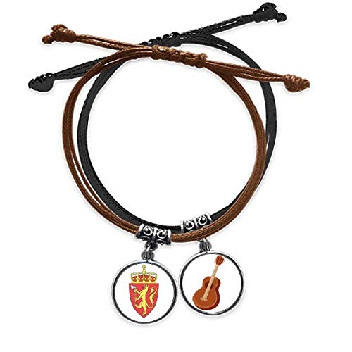 Pulsera cuerda mano cadena cuero Svalbard para lucir en conciertos y escapadas